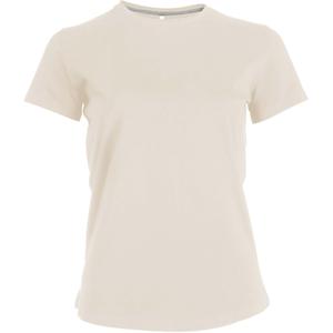 k380-lightsand-t-shirt-femme-kariban-col-rond-coton-beige-clair