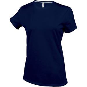 k380-navy-t-shirt-femme-kariban-col-rond-coton-bleu-marine