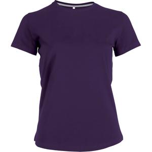 k380-purple-t-shirt-femme-kariban-col-rond-coton-violet