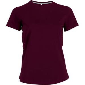 k380-wine-t-shirt-femme-kariban-col-rond-coton-rouge-bordeaux