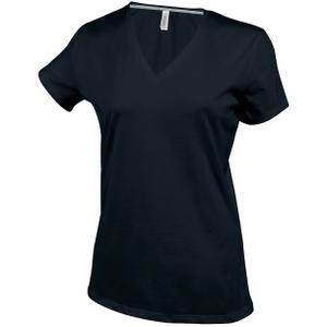 k381-black-t-shirt-femme-cintre-kariban-col-v-noir
