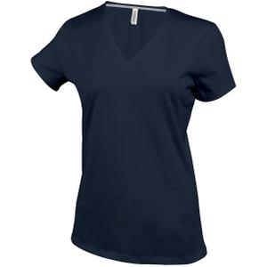 k381-darkgrey-t-shirt-femme-cintre-kariban-col-v-gris-fonce