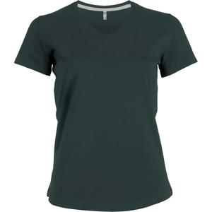 k381-forestgreen-t-shirt-femme-cintre-kariban-col-v-vert-foret