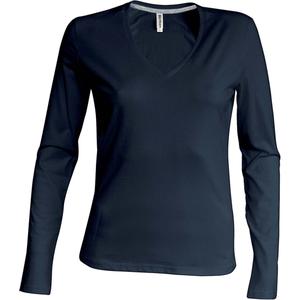 k382-darkgrey-t-shirt-femme-manches-longues-kariban-col-v-gris-fonce