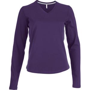 k382-purple-t-shirt-femme-manches-longues-kariban-col-v-violet