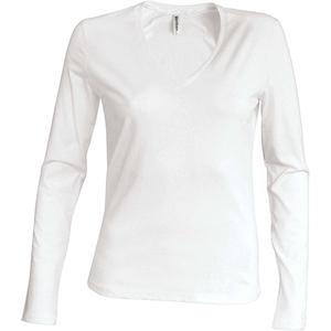 k382-white-t-shirt-femme-manches-longues-kariban-col-v-blanc
