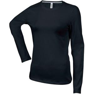k383-black-t-shirt-manches-longues-femme-kariban-col-rond-noir