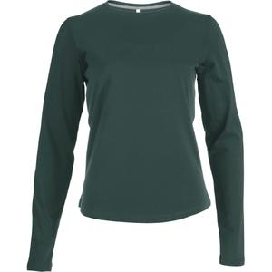 k383-kellygreen-t-shirt-manches-longues-femme-kariban-col-rond-vert-fonce