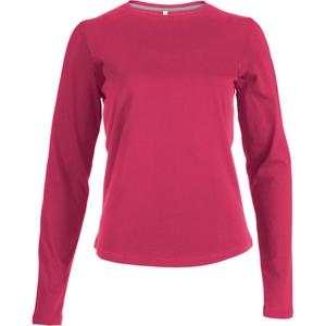 k383-fuchsia-t-shirt-manches-longues-femme-kariban-col-rond-rose-fuchsia
