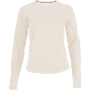 k383-lightsand-t-shirt-manches-longues-femme-kariban-col-rond-beige-clair