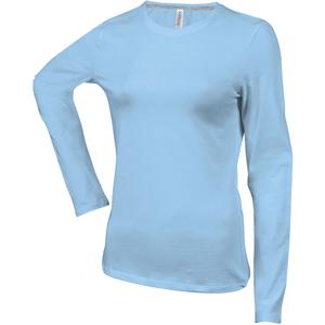 k383-skyblue-t-shirt-manches-longues-femme-kariban-col-rond-bleu-ciel
