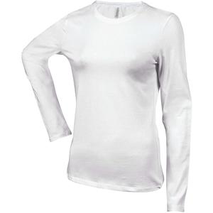 k383-white-t-shirt-manches-longues-femme-kariban-col-rond-blanc