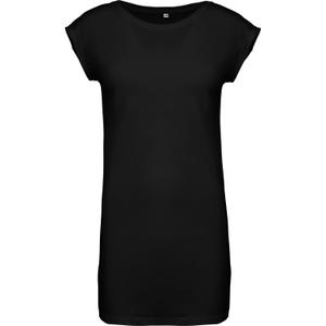 k388-black-t-shirt-long-femme-kariban-noir