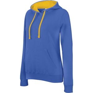 k465-lightroyalblue-yellow-sweatshirt-a-capuche-femme-kariban-contrastee-bleu-royal-jaune