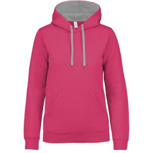 k465-fuchsia-finegrey-sweatshirt-a-capuche-femme-kariban-contrastee-rose-fuchsia-gris-clair
