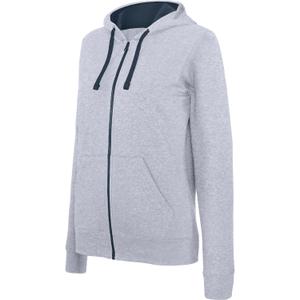 k467-oxfordgrey-navy-sweathirt-a-capuche-kariban-contrastee-gris-chine