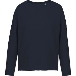 k471-navy-sweathirt-femme-kariban-loose-bleu-marine