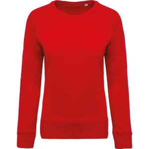 k481-red-sweatshirt-femme-col-rond-bio-kariban-rouge