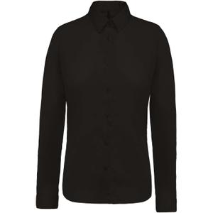 k510-black-chemise-femme-manches-logues-kariban-pop-noir