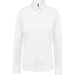 chemise-femme-manches-logues-kariban-popeline-blanc-blanc