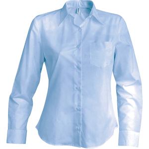 k542-brightsky-chemise-femme-manches-logues-kariban-popeline-gris-chine