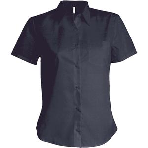 k544-navy-chemise-femme-manches-courtes-kariban-popeline-bleu-marine