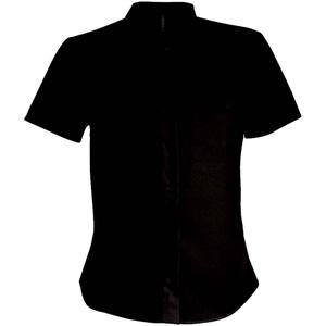 k548-black-chemise-femme-manches-courtes-kariban-judith-noir