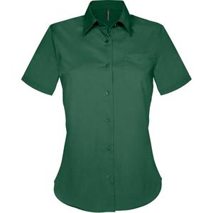k548-lightkhaki-chemise-femme-manches-courtes-kariban-judith-marron-kaki-clair