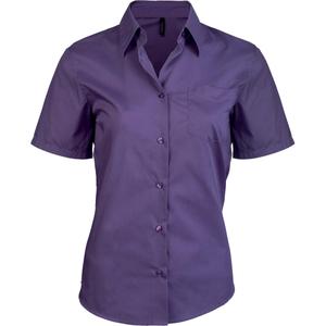 k548-purple-chemise-femme-manches-courtes-kariban-judith-violet