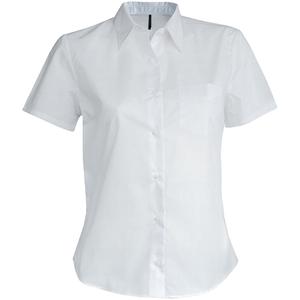 k548-white-chemise-femme-manches-courtes-kariban-judith-blanc