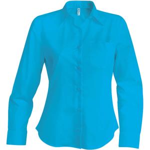 k549-brightturquoise-chemise-femme-manches-longues-jesica-kariban-turquoise-fluo