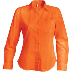 k549-orange-chemise-femme-manches-longues-jesica-kariban-orange