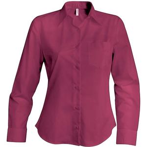 k549-brown-chemise-femme-manches-longues-jesica-kariban-marron