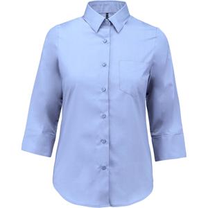 k558-brightsky-chemise-femme-kariban-manches-3-4-gris-chine