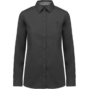 k585-darkgrey-chemise-coton-femme-kariban-nevada-gris-fonce