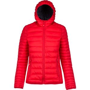 k6111-red-doudoune-femme-kariban-legere-capuche-rouge