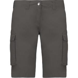 k756-lightcharcoal-bermuda-femme-leger-kariban-multipoches-gris-fonce