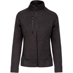 k9107-darkgreymelange-veste-femme-kariban-zippee-gris-fonce