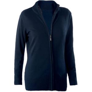 k962-navy-cardigan-femme-zippe-kariban-bleu-marine
