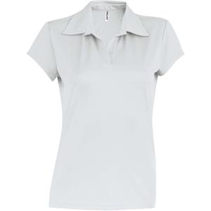polo-femme-manches-courtes-sport-proact-blanc-blanc
