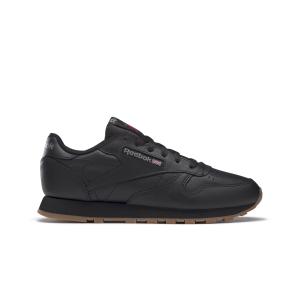 chaussures-femme-reebok-classics-leather-noir-gomme