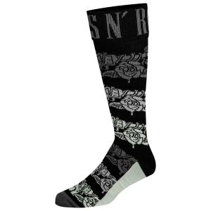 sok368-chaussettes-medium-femme-rock-a-gogo-guns-n-roses-monochrome-pistols-noir-vert-gris-40-45