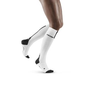 chaussettes-femme-cep-tall-compression-3-0-blanc-gris-fonce