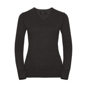 ru710f-charcoalmarl-pull-col-v-femme-russell-charcoal-marl