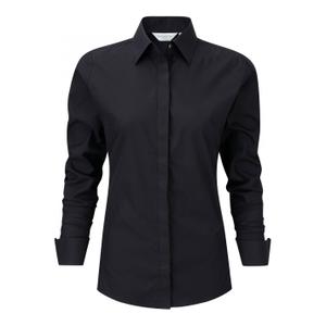 ru960f-black-chemise-manches-longues-femme-russell-ultimate-stretch-black