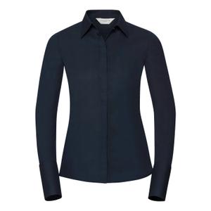 ru960f-brightnavy-chemise-manches-longues-femme-russell-ultimate-stretch-bright-navy