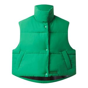 33477-gree-doudoune-sans-manches-oversize-femme-sixth-june-green