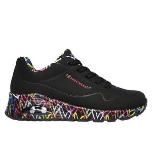 155506-bbk-baskets-femme-semelle-imprimee-de-coeur-uno-loving-love-skechers-noir-rose-bleu-jaune-vert