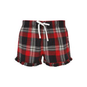sk082-red-navycheck-short-motif-tartan-femme-skinni-fit-red-navy-check