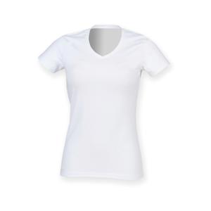 sk122-white-t-shirt-col-v-femme-skinni-fit-feel-good-white